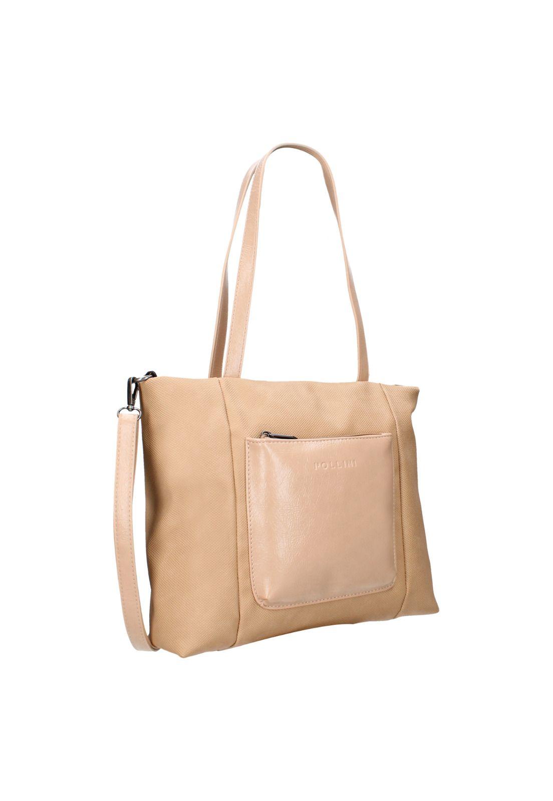 Cartera Beige Pollini-1