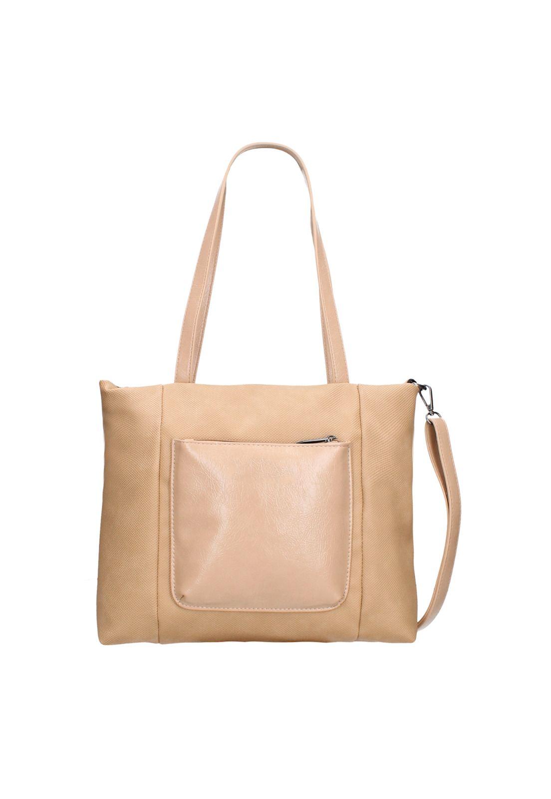 Cartera Beige Pollini-2