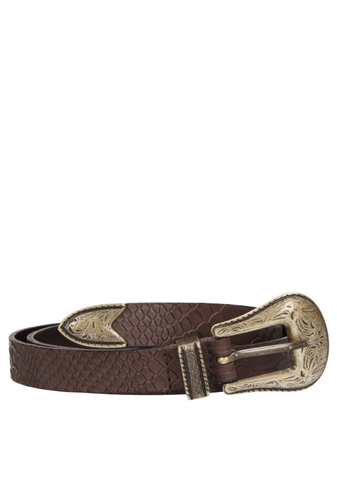 Cinturón Cuero Mujer Z581 Café Zappa-0