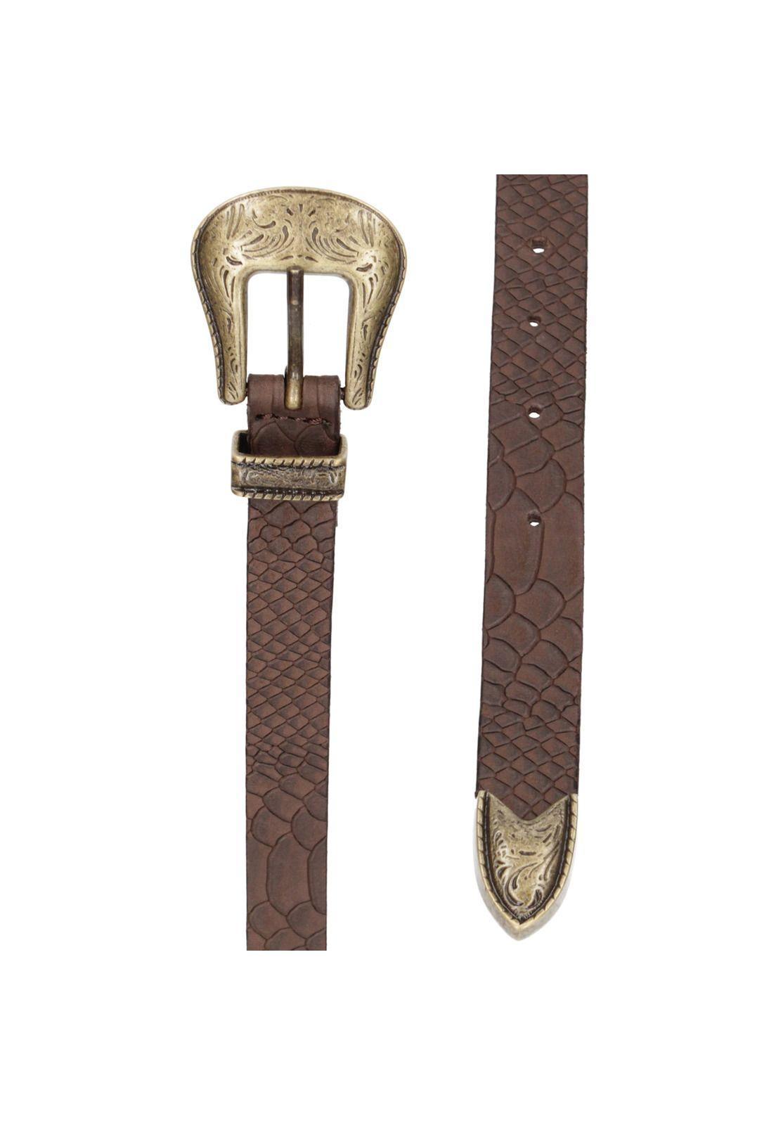 Cinturón Cuero Mujer Z581 Café Zappa-2