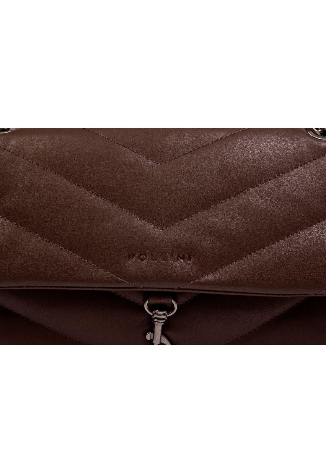 Cartera Chocolate Pollini-6