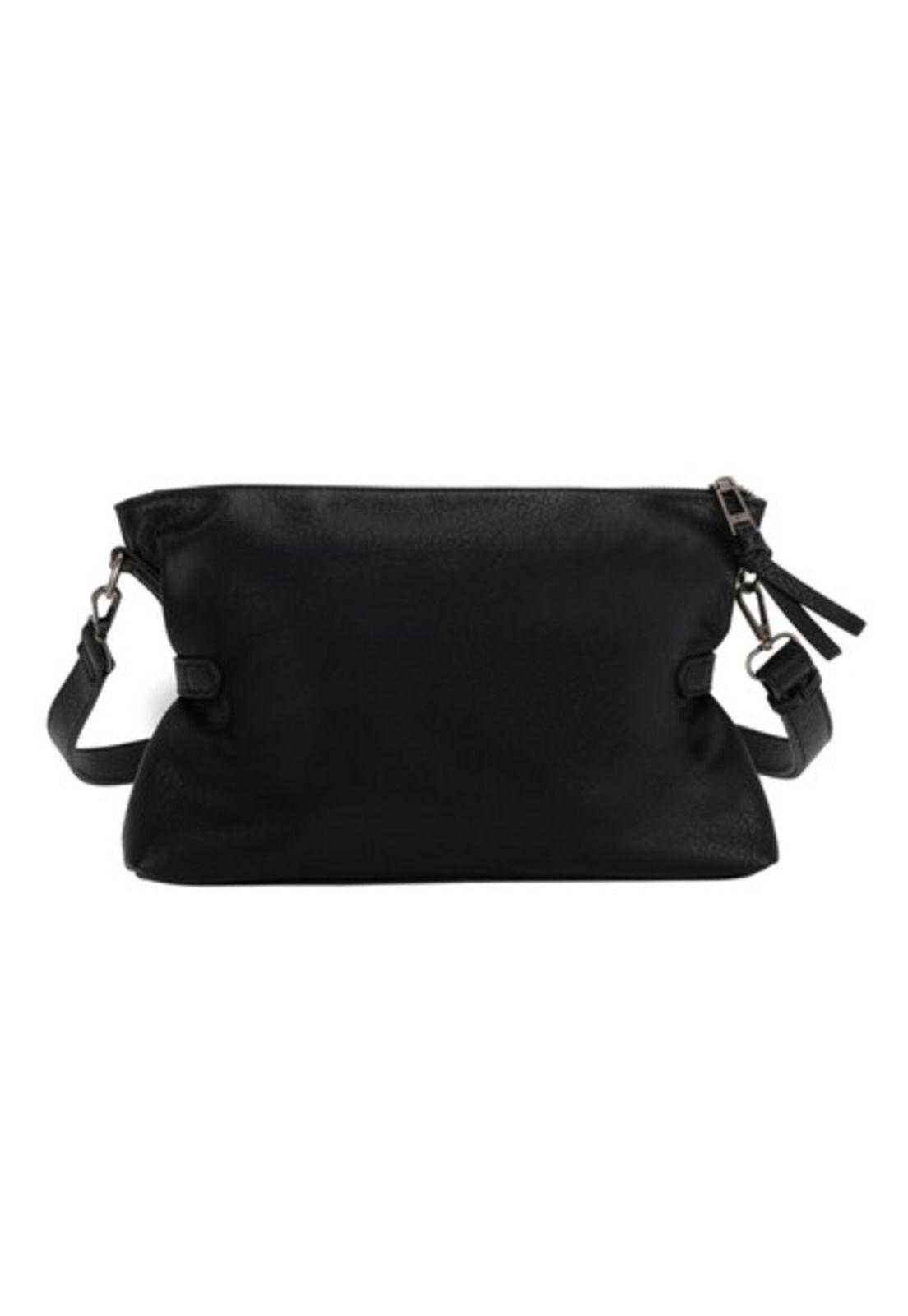Cartera Bandolera Negro Pollini-2