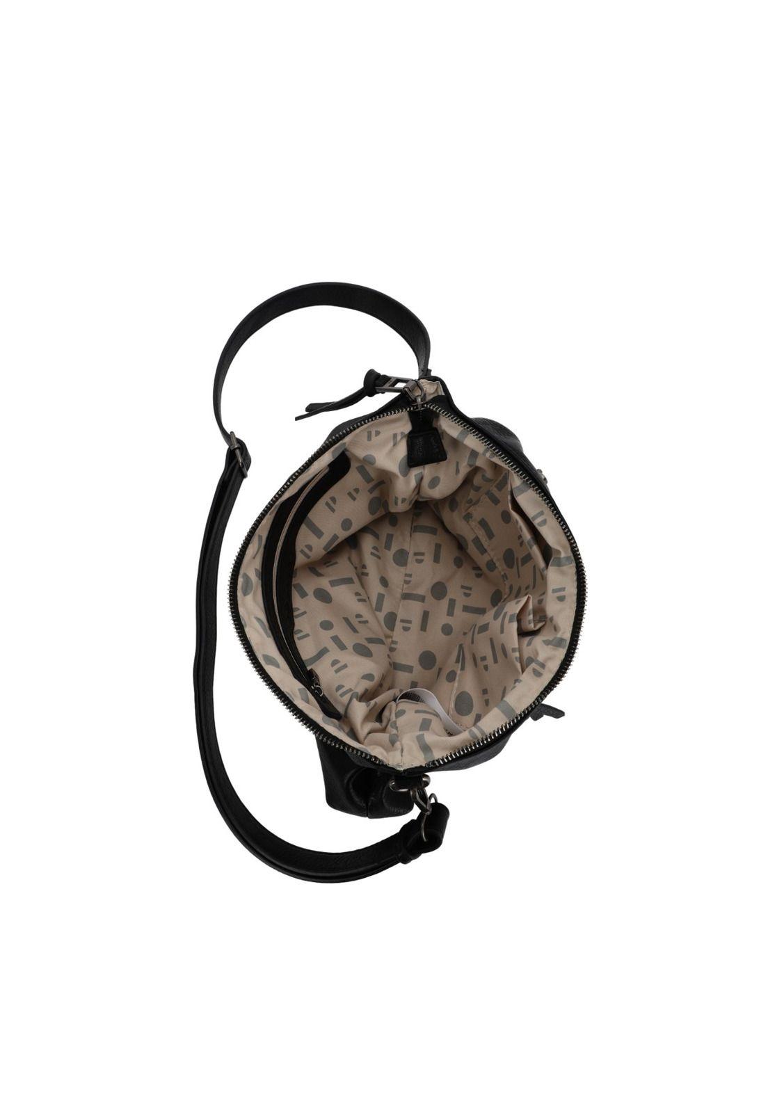 Cartera Bandolera Negro Pollini-3