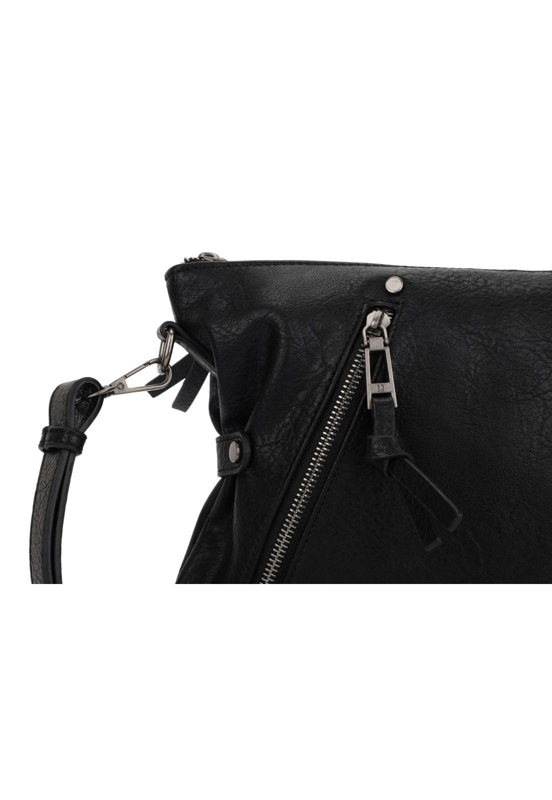 Cartera Bandolera Negro Pollini-4