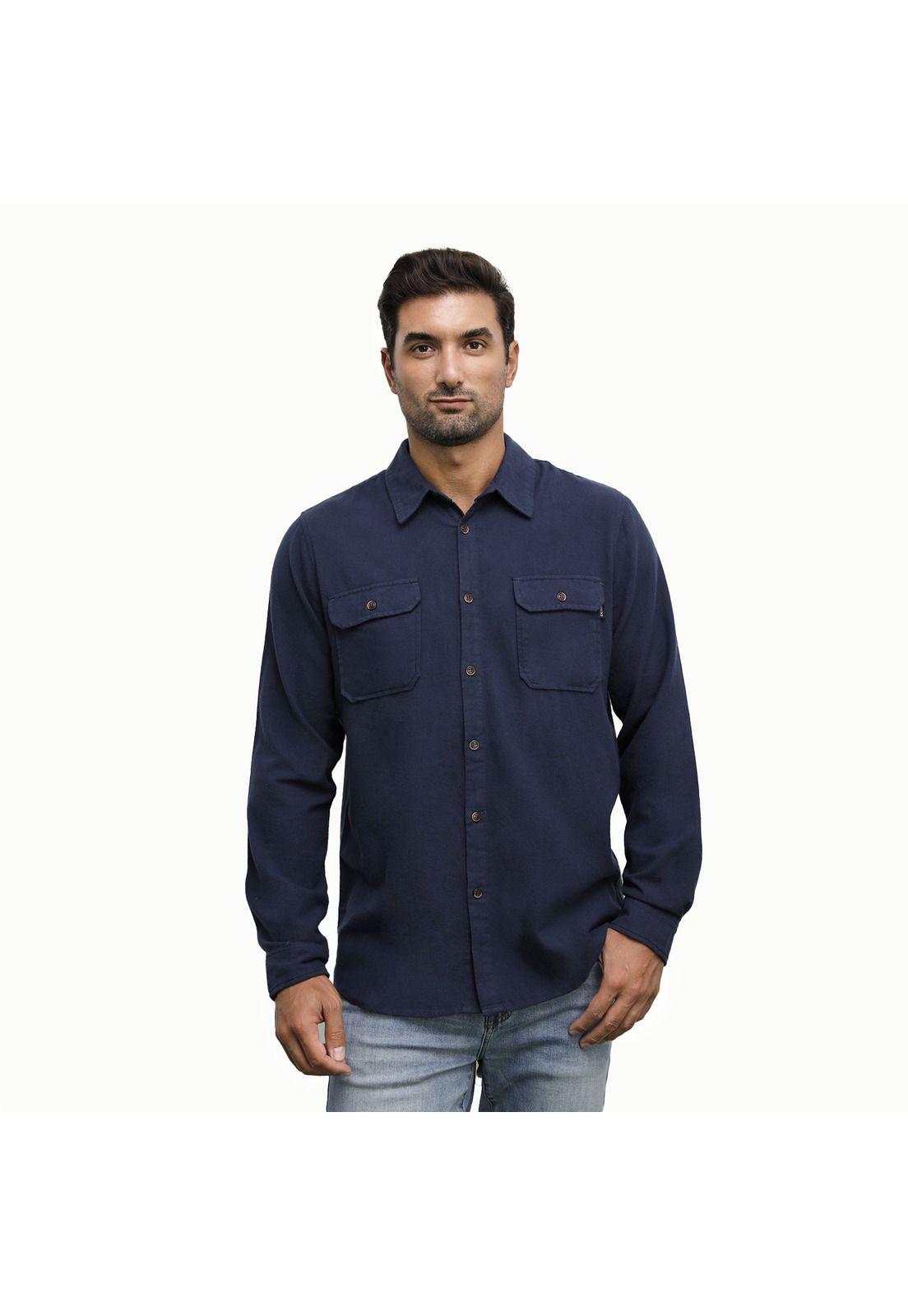 Camisa Hombre azul Panama Jack-0