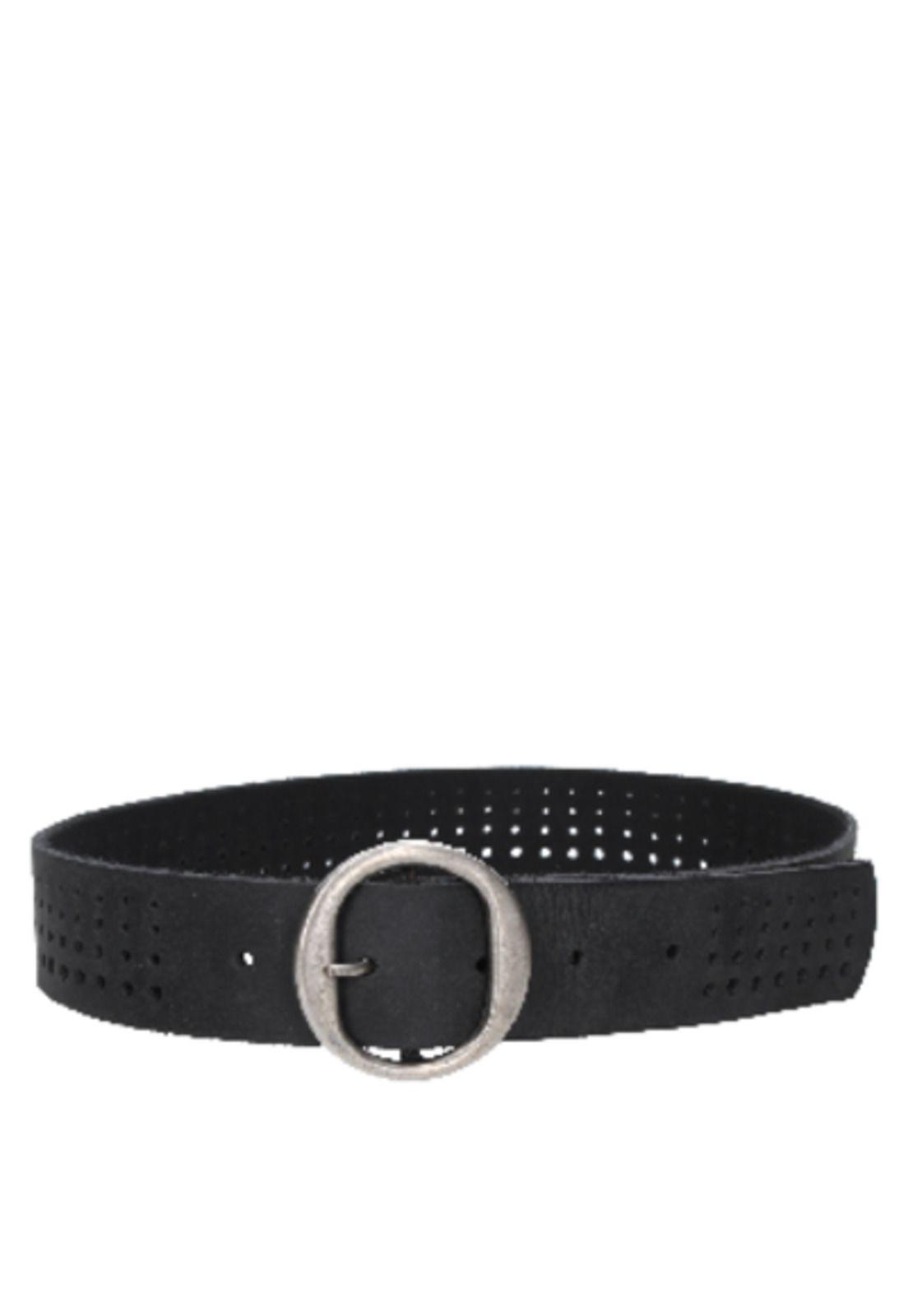 Cinturón Cuero Mujer J003 Negro Panama Jack-1