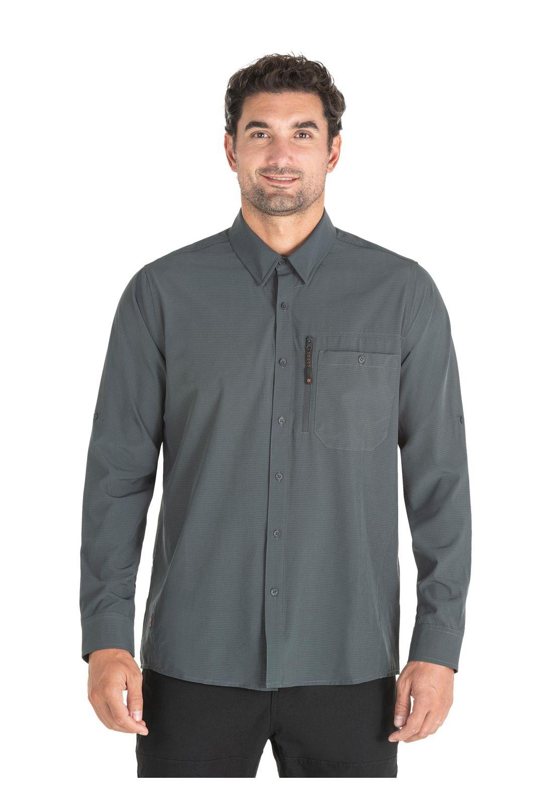 Camisa Hombre Gris Panama Jack-0