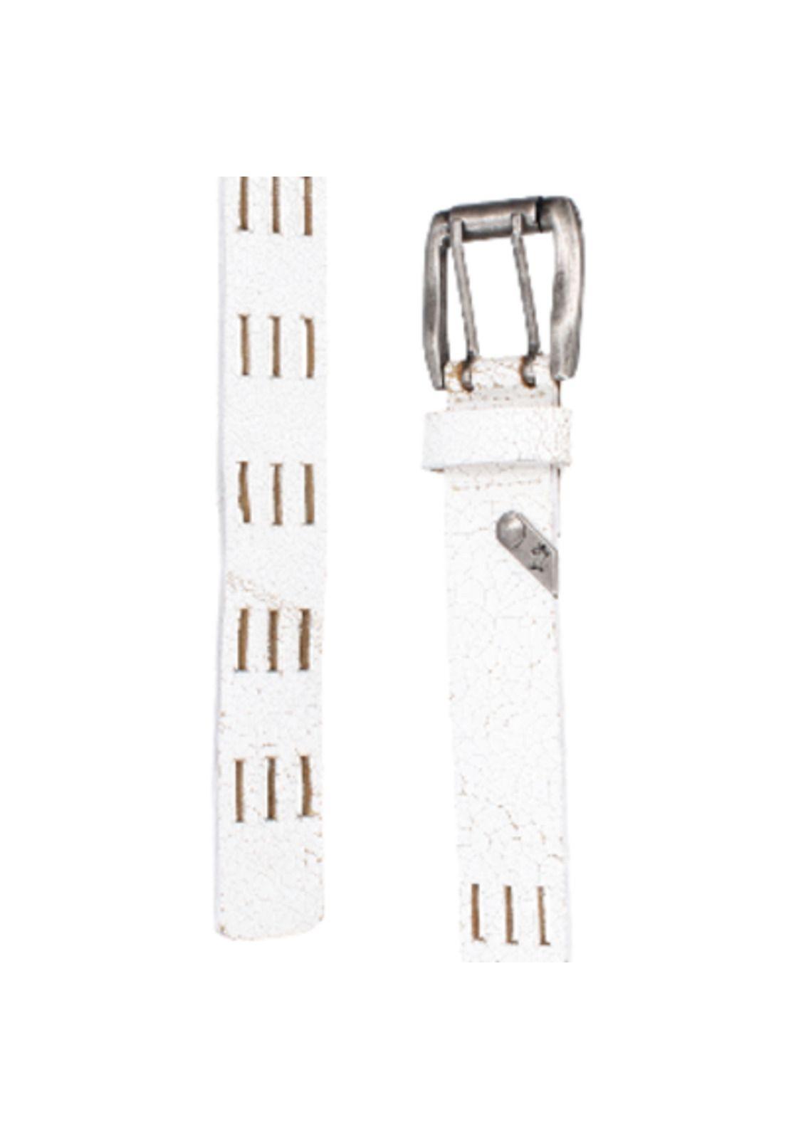 Cinturón Cuero Hombre J504 Blanco Panama Jack-1
