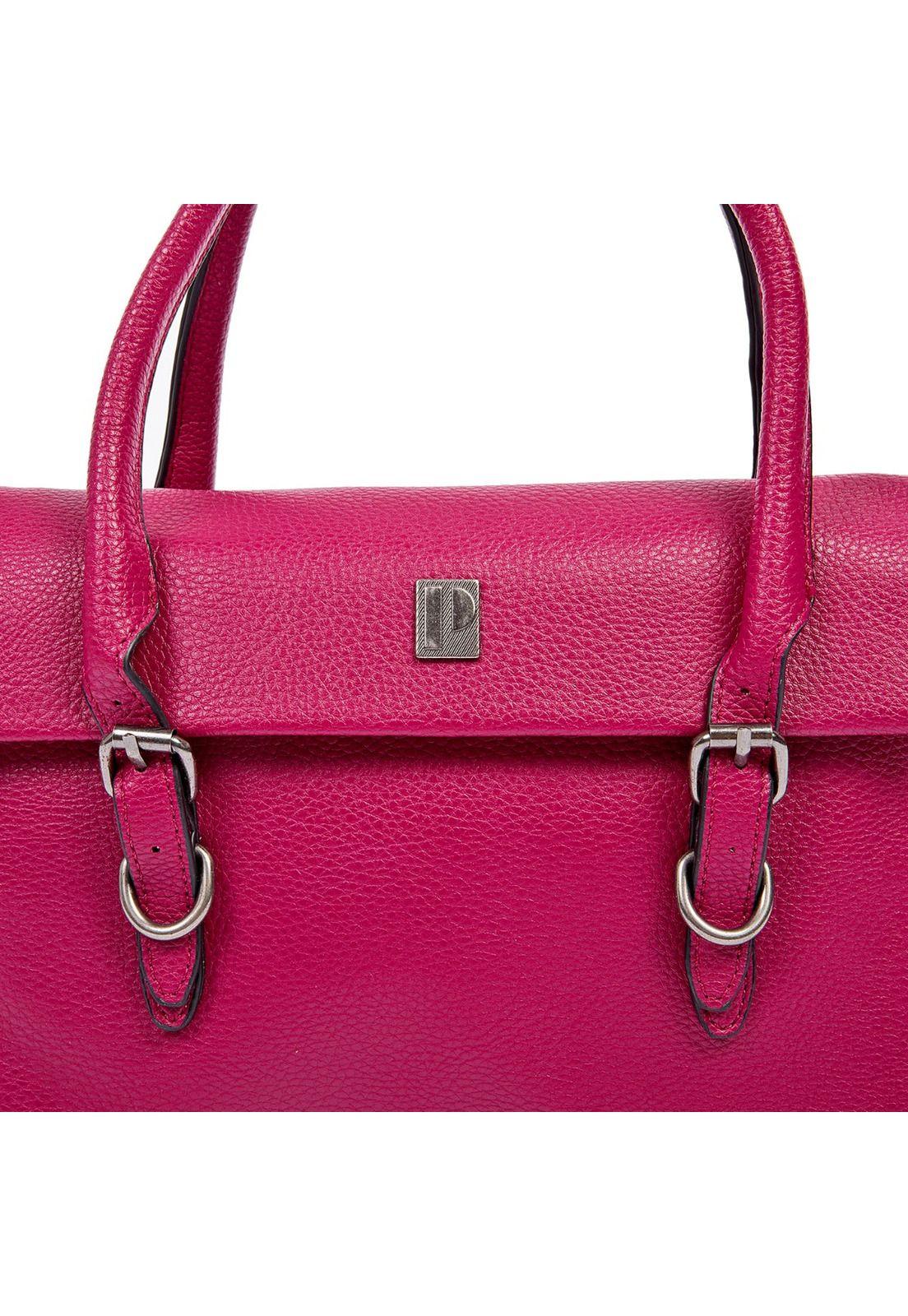 Cartera Bandolera Frambuesa Pollini-4