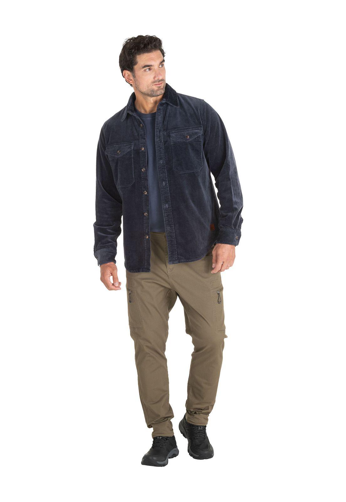 Chaqueta Cotelé Hombre Azul Panama Jack-3