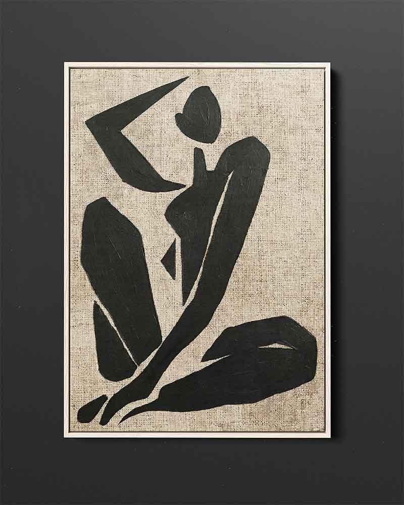 CUADRO CANVAS DECORATIVO TEXTURED 80X120 CM CON MARCO F40831 MARVY-1
