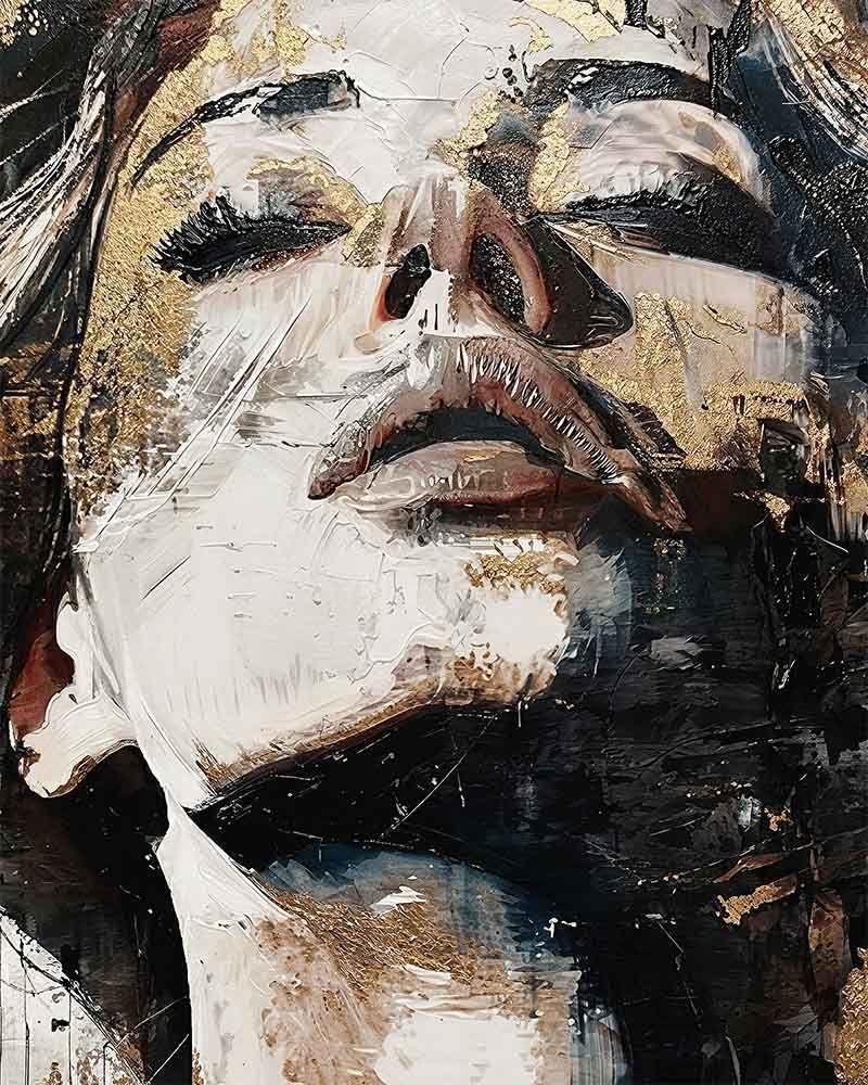 CUADRO CANVAS DECORATIVO ART  80X120 CM CON MARCO F50084 MARVY-3