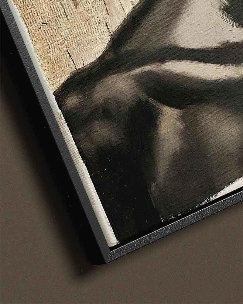 CUADRO CANVAS DECORATIVO NOIR  80X120 CM CON MARCO F50220 MARVY-2