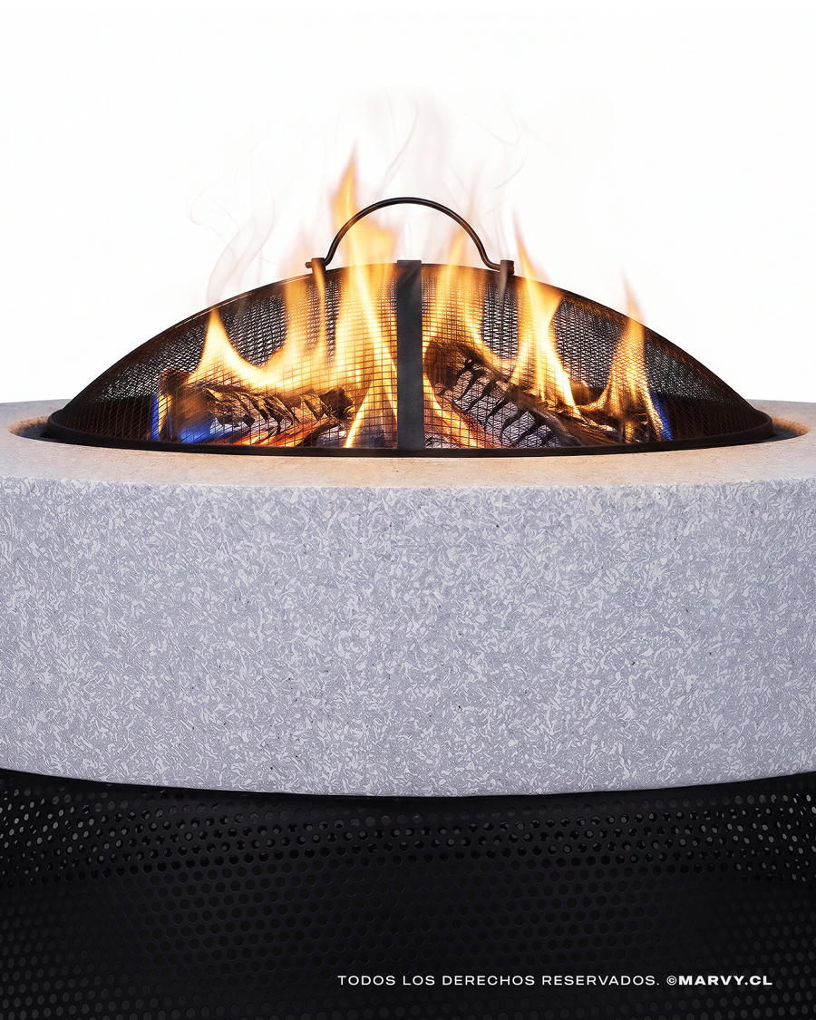 Brasero y parrilla BBQ Vulcano Llaima 72 cm-2