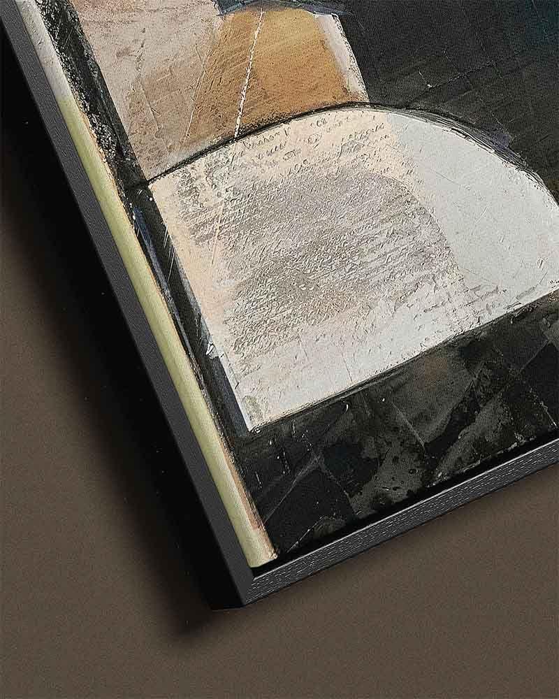 CUADRO CANVAS DECORATIVO NOIR 80X120 CM CON MARCO F50152 MARVY-2