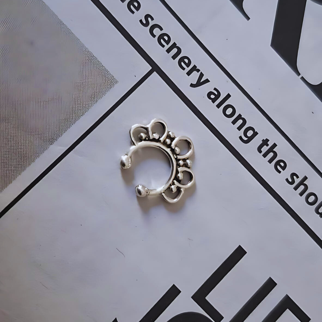 Piercing Septum Plata 925 dise o estilo bali-3