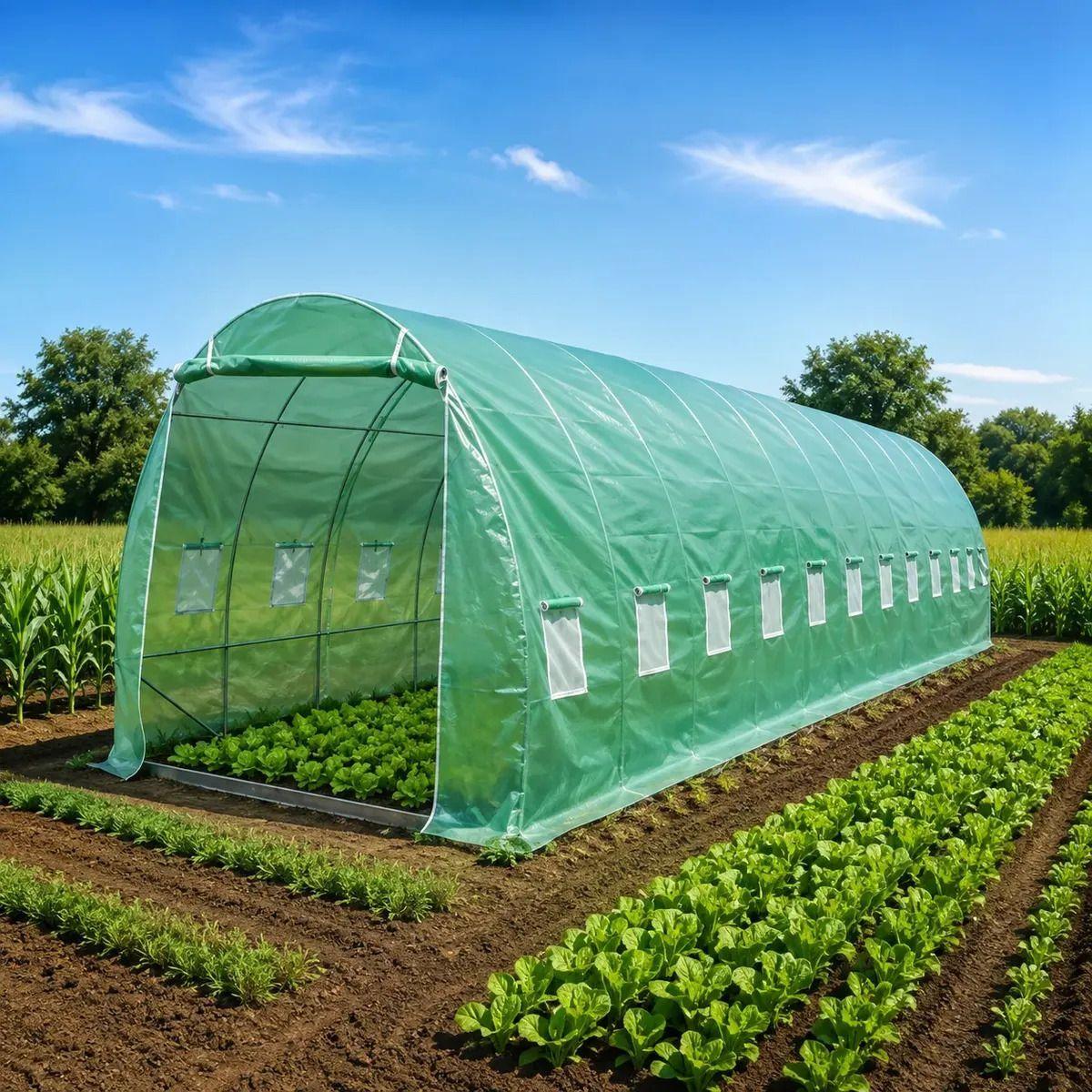 Invernadero Armable Tunel 6m² 2x3x2mts-0