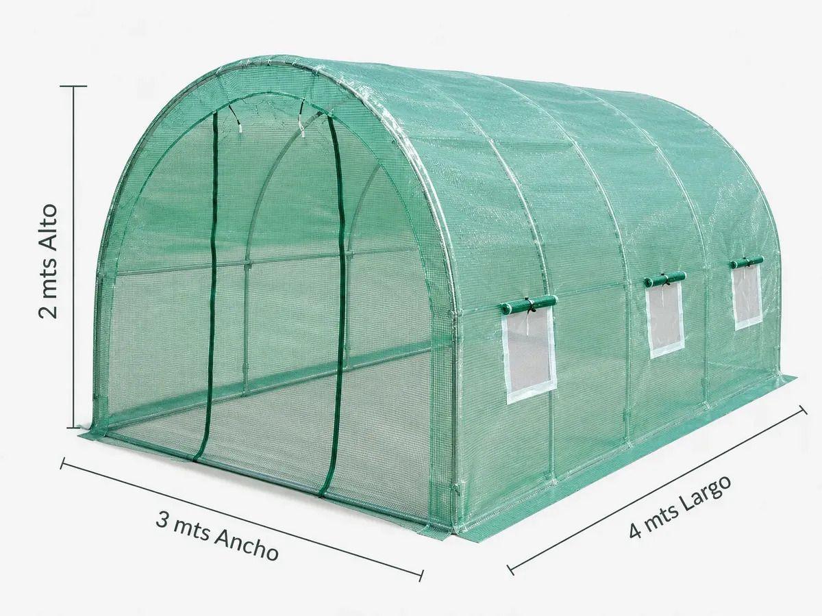 Invernadero Armable Tunel 12m² 4x3x2mts-6