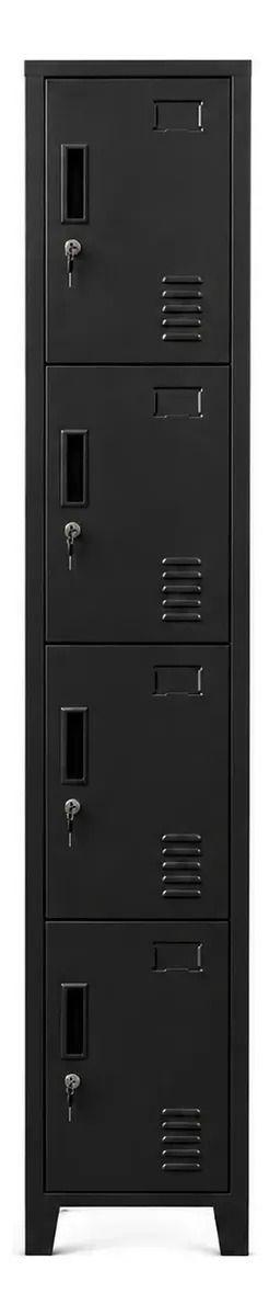 Locker 1 cuerpo 4 casilleros 180x30x45cm-3