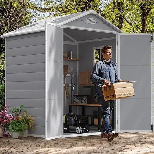 Bodega Jardin Plastico 182x134x210CM 2.44m2-1
