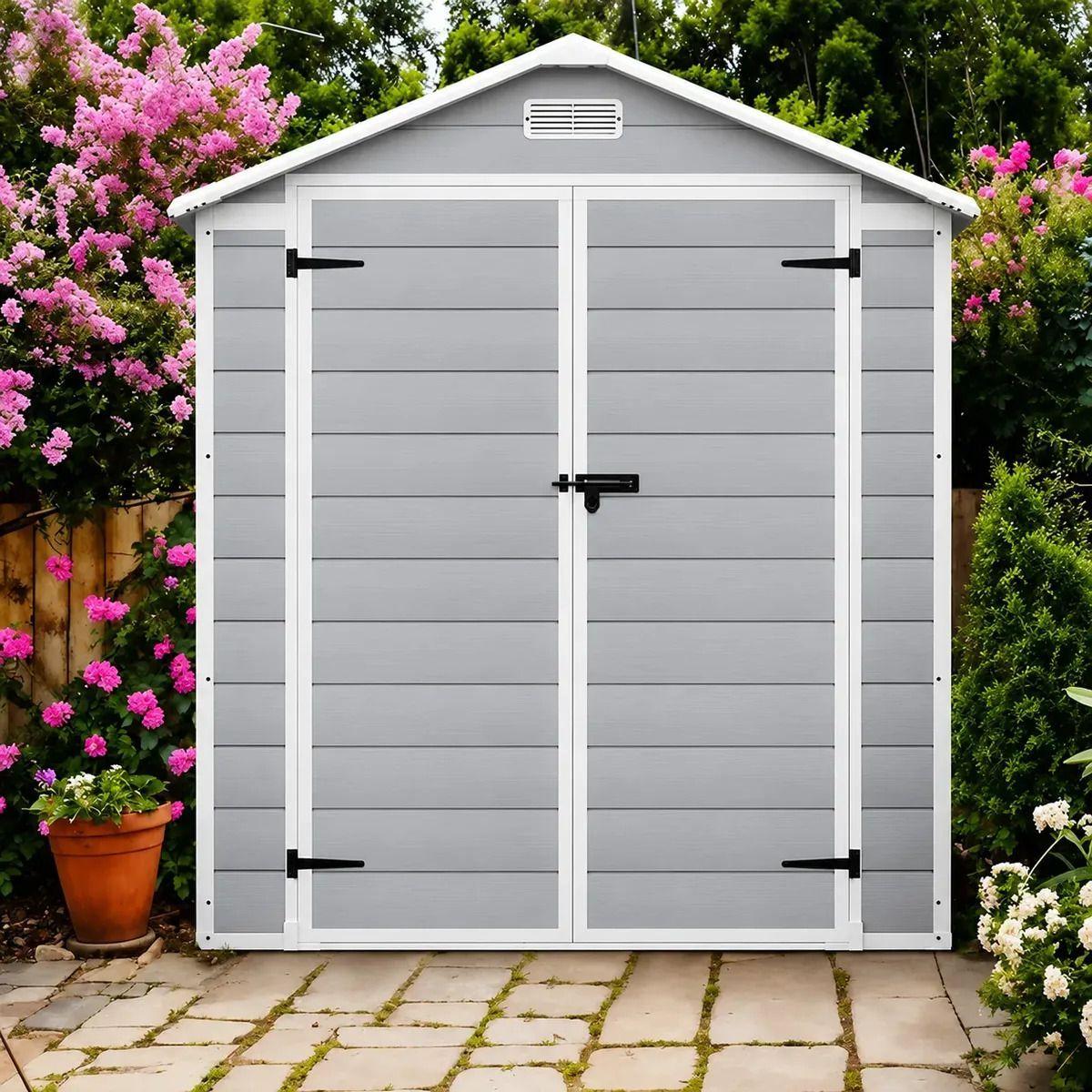 Bodega Jardin Plastico 182x134x210CM 2.44m2-2
