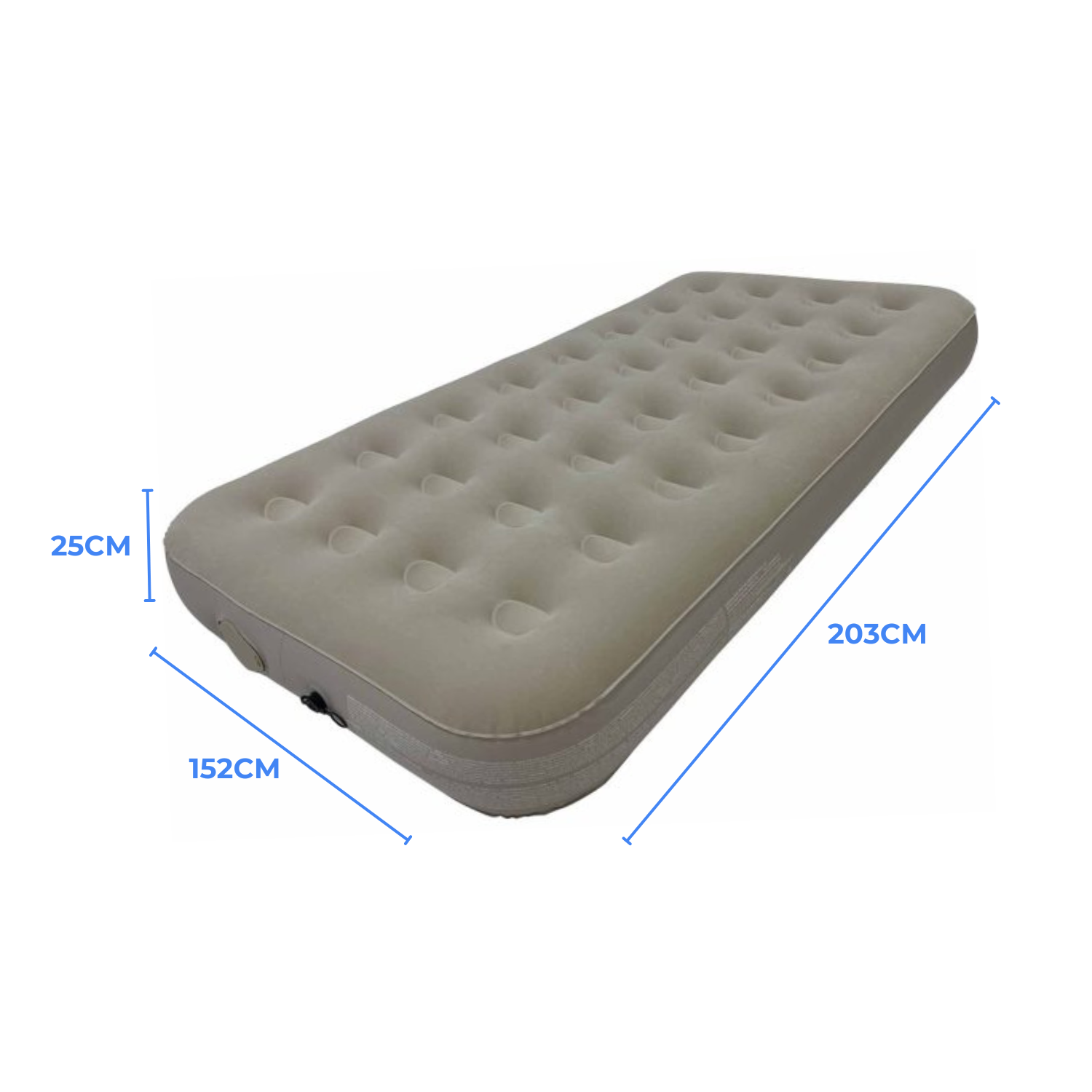 Colchon Inflable 2 Plazas Con Bomba Electrica Recargable Incorporada-1