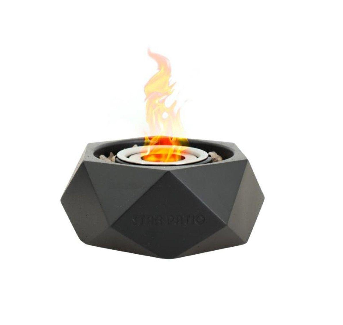 Fogón Decorativo De Mesa Bioetanol 19cm-0