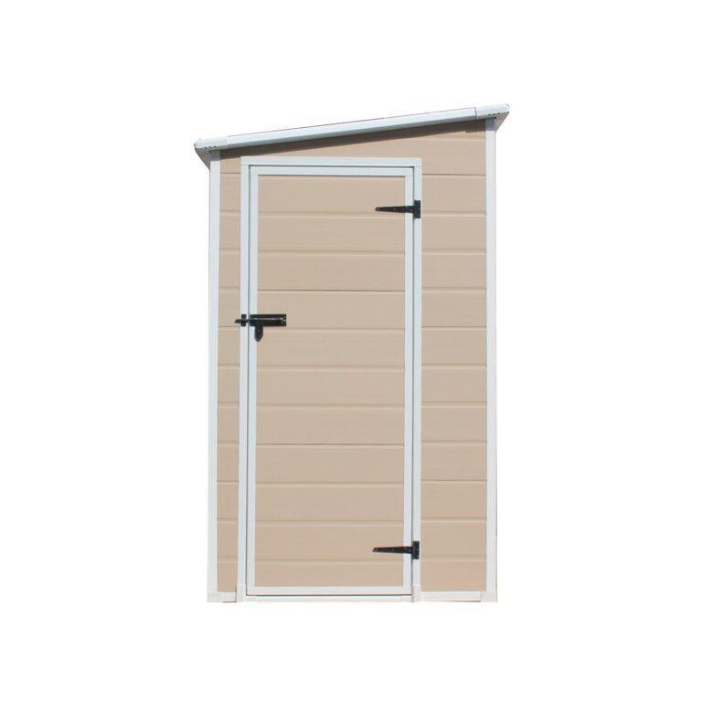 Bodegas Jardin Plastico PP 151X121X193CM Café Claro 1.83m2-2
