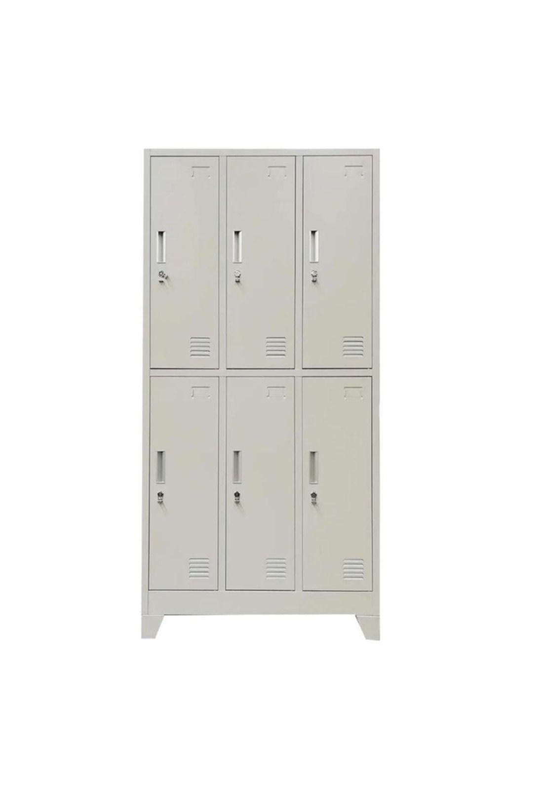Locker 3 Cuerpos 6 Casilleros 180x90x45cm-2