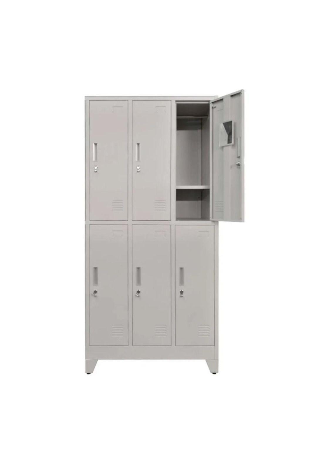 Locker 3 Cuerpos 6 Casilleros 180x90x45cm-3