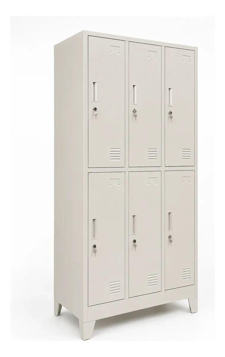 Locker 3 Cuerpos 6 Casilleros 180x90x45cm-1