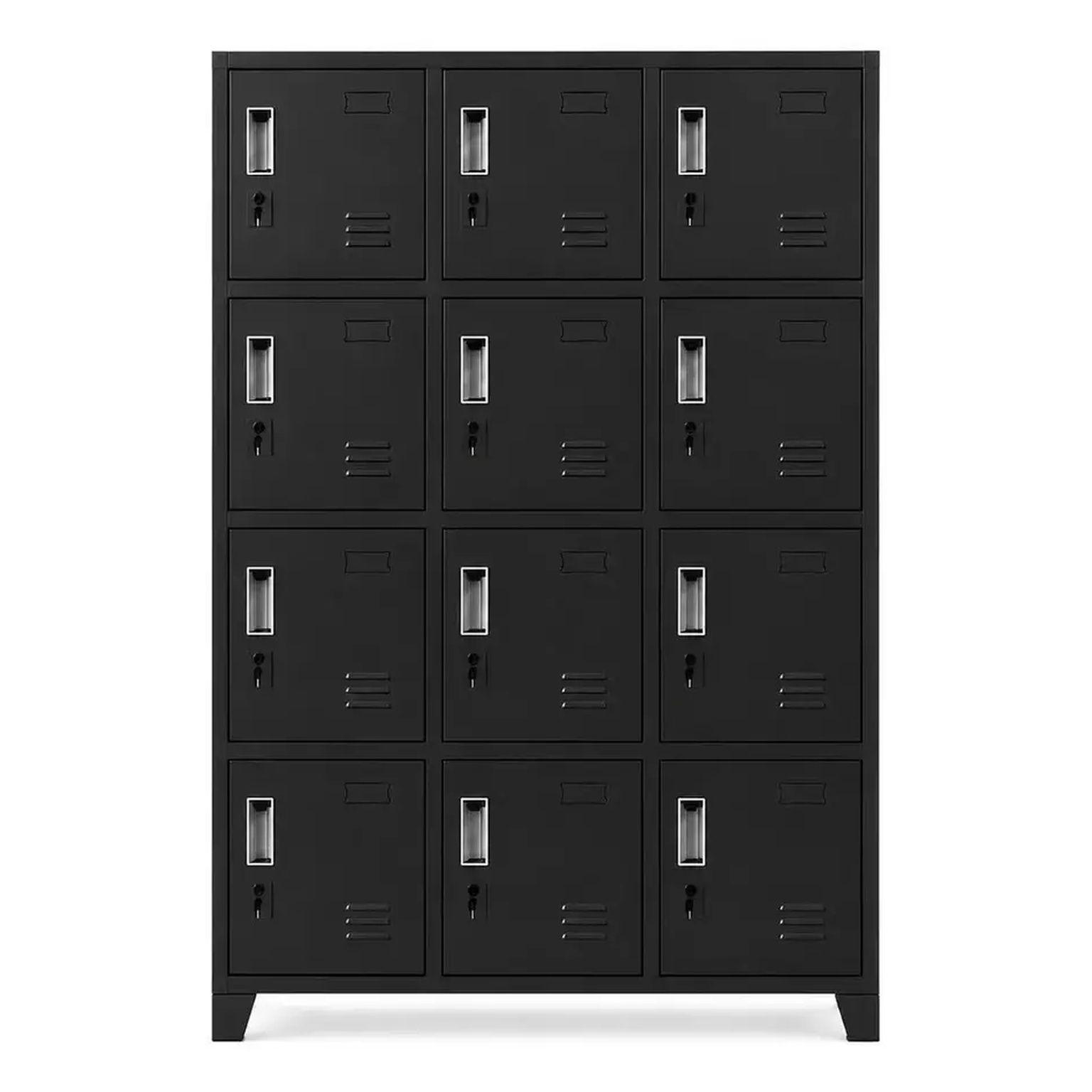 Locker 3 cuerpos 12 casilleros 165x83x45cm-3
