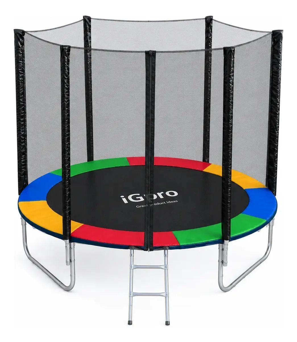 Cama Elastica IGpro con Malla y Escalera 4,27 mt 14FT-4