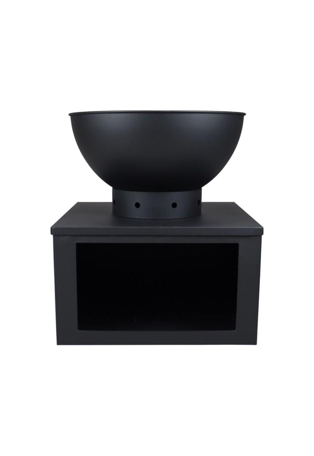 Fogon Parrilla a la Metal con Guarda leña 54x54x60cm-2