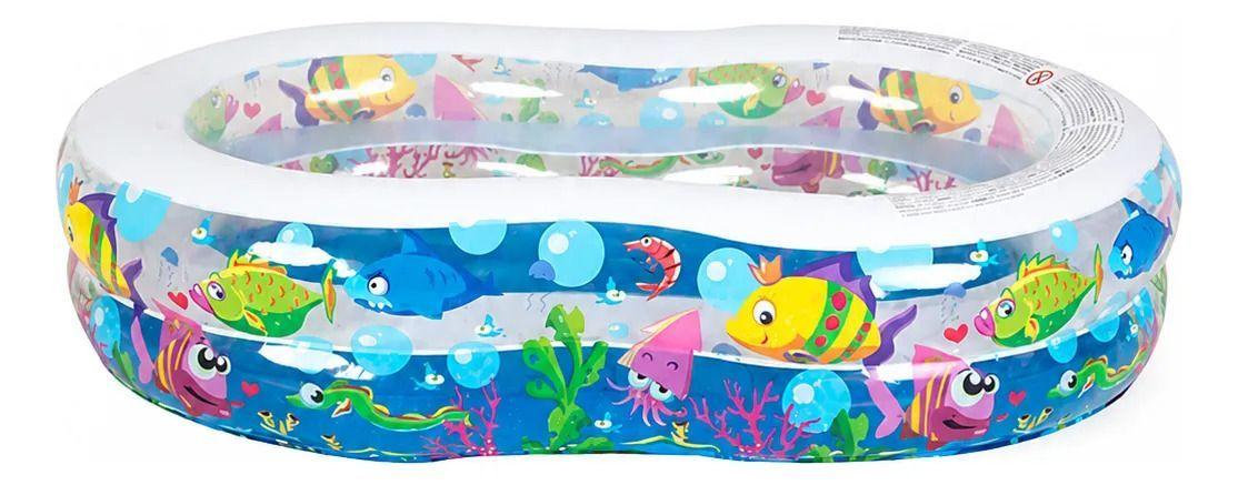 Piscina Inflable Peces 175x109cm-3