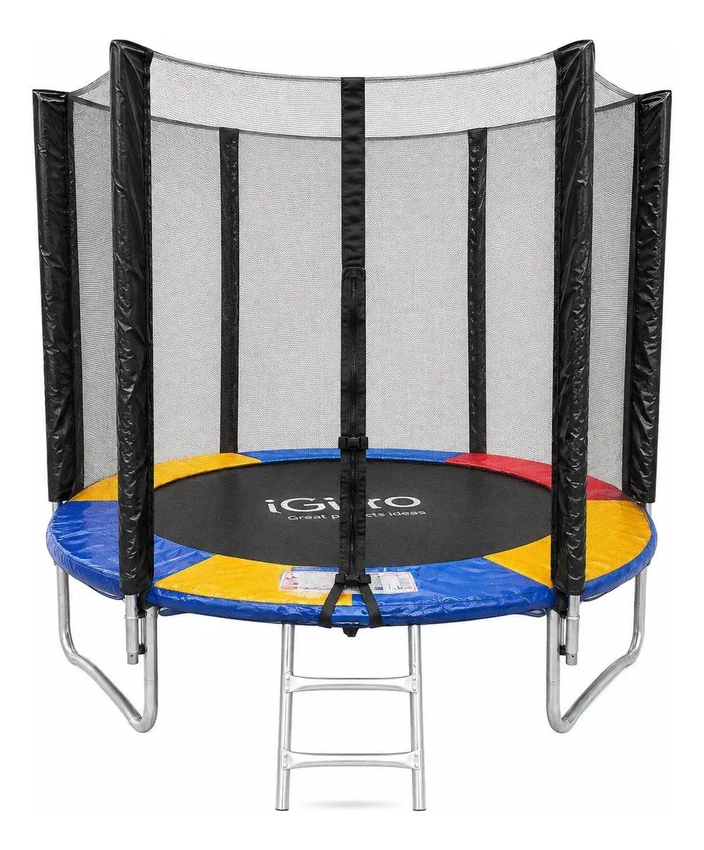 Cama Elastica IGpro con Malla y Escalera 2,44 mt 8FT-4