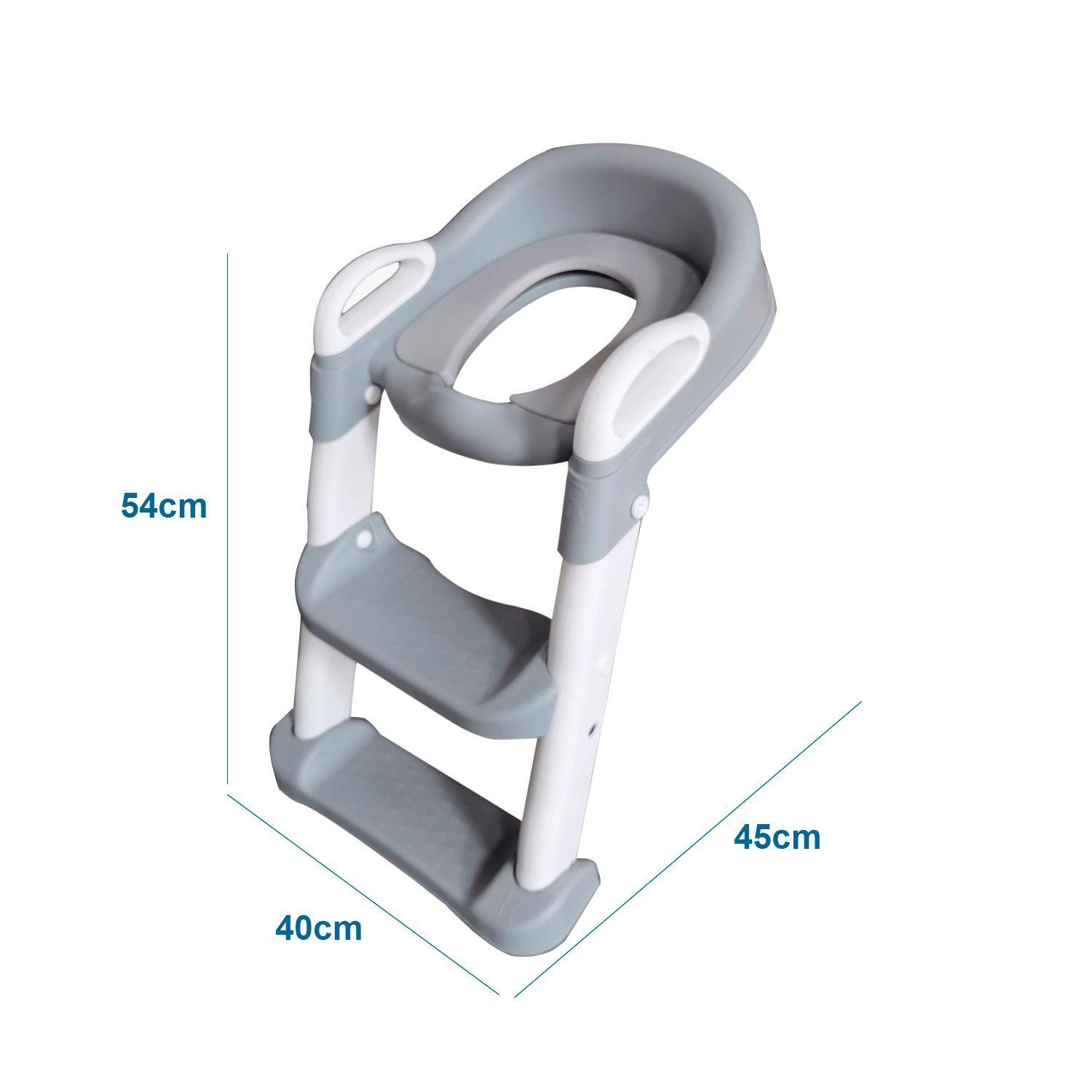 Adaptador Urinario Infantil Con Escalera Gris-2
