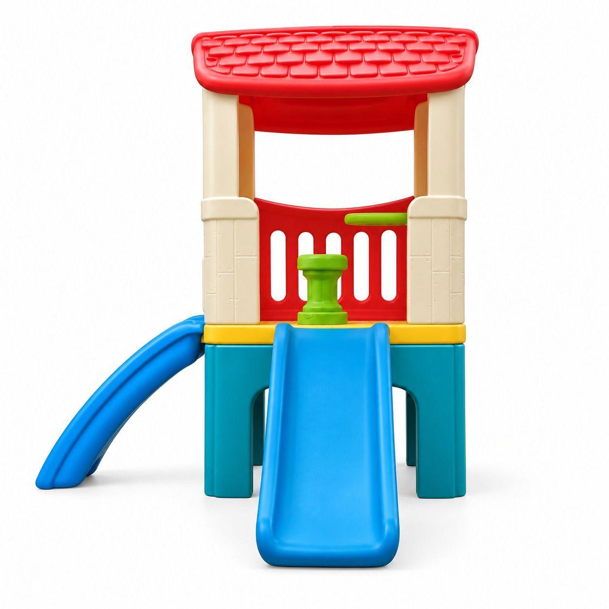 Casa de Juegos para ninos con Resbalin y trepador-2