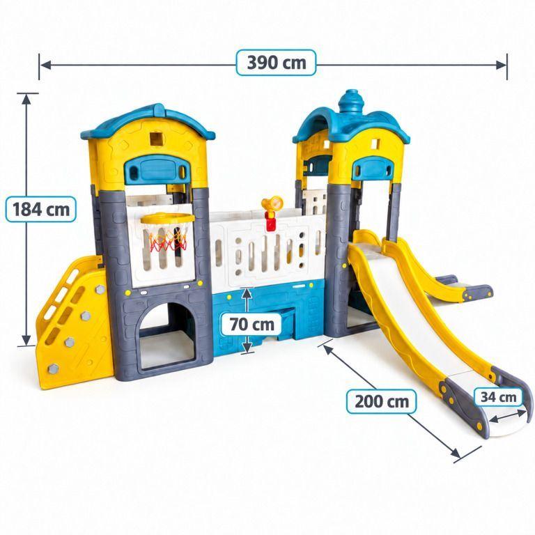 Casa Infantil Con Doble Tobog n Para Ni os-2