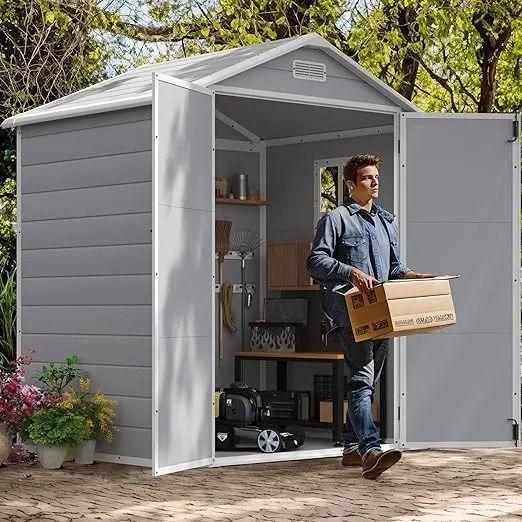 Bodega Jardin Plastico 181X103X226CM 1.86m2-2