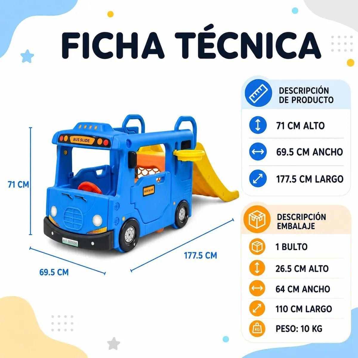 Resbalin Autobus Azul -5