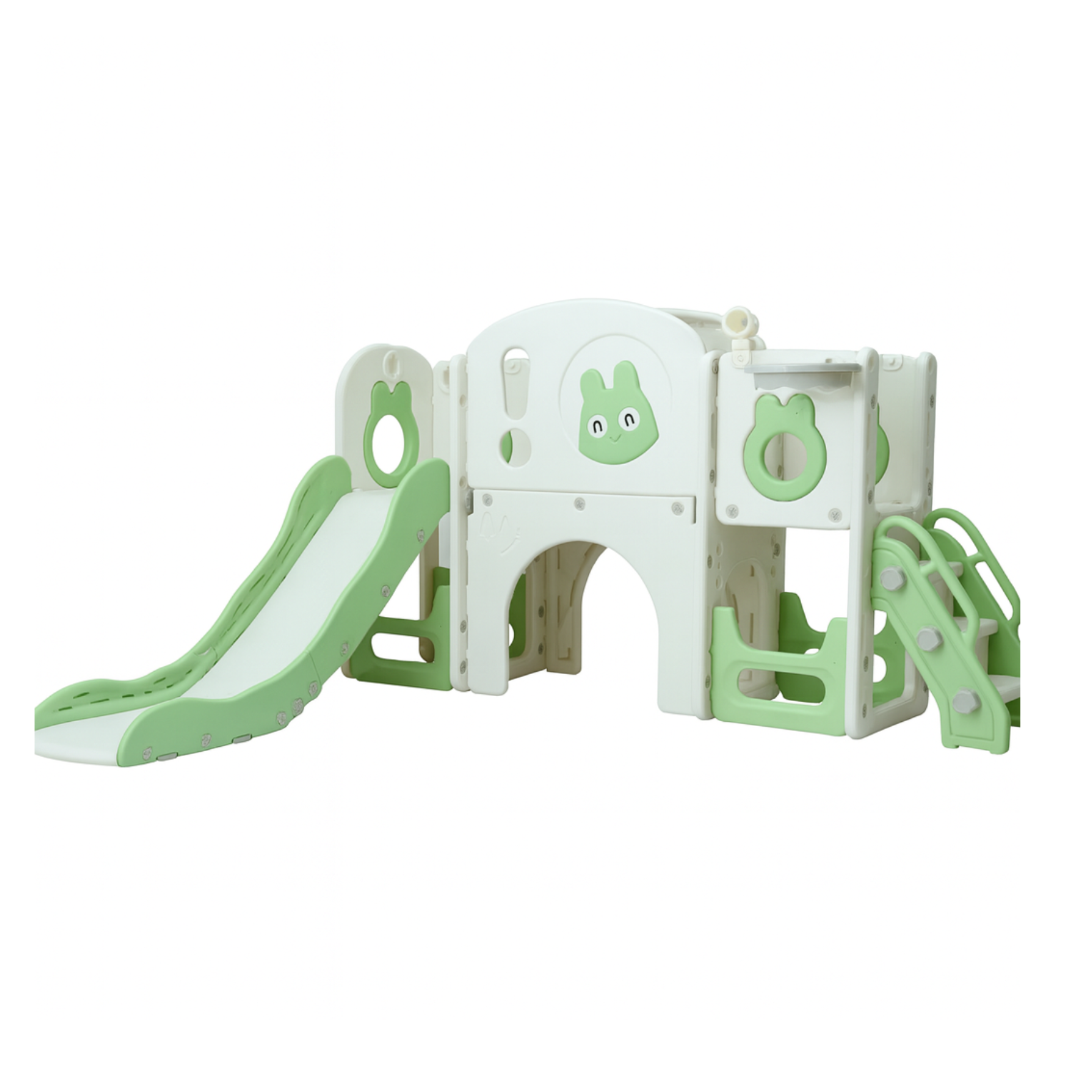 Resbalin 5 en 1 aro telescopio almacenamiento y juego de perforacion Verde-1