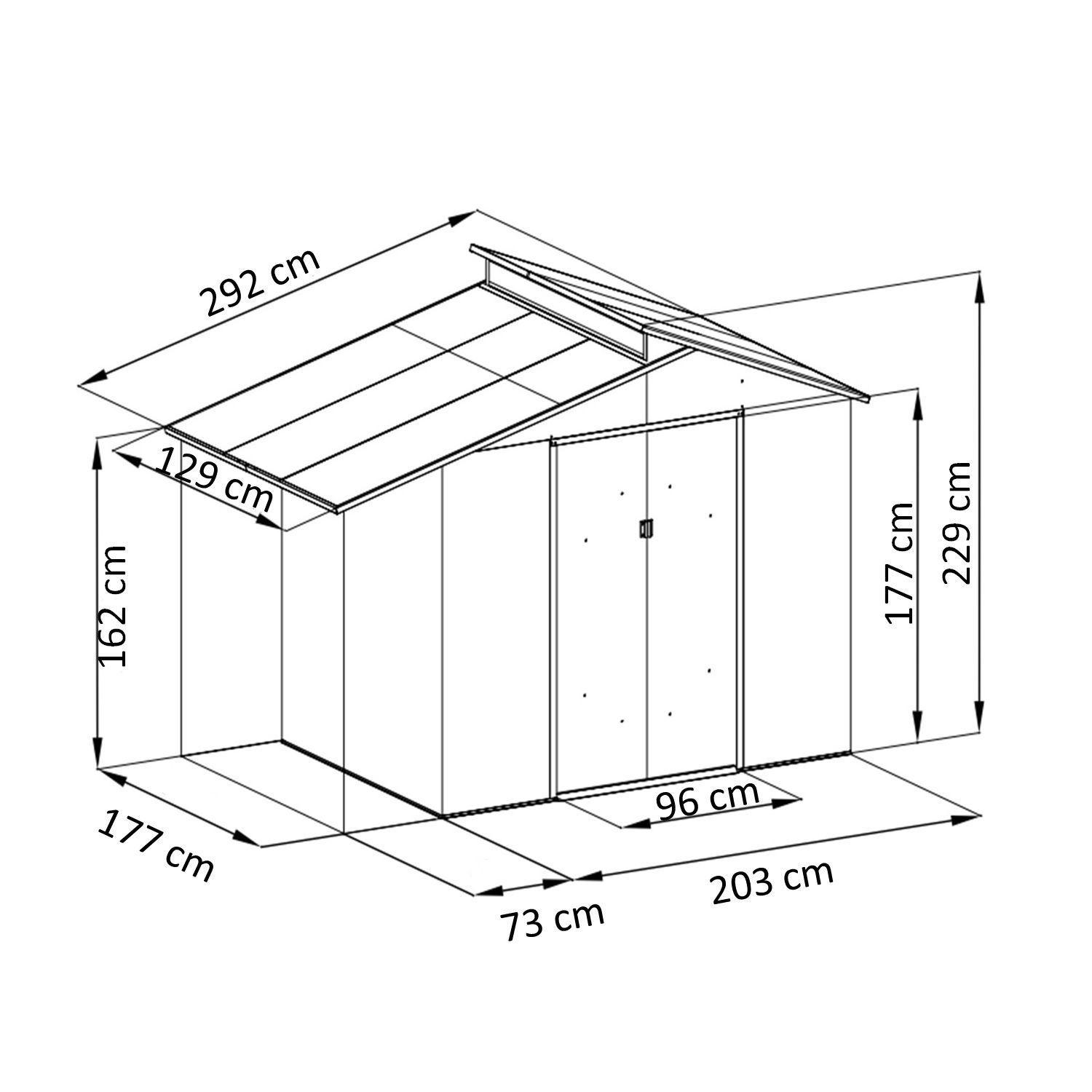 Bodega Deluxe 2 en 1 de 6,85 m2-5
