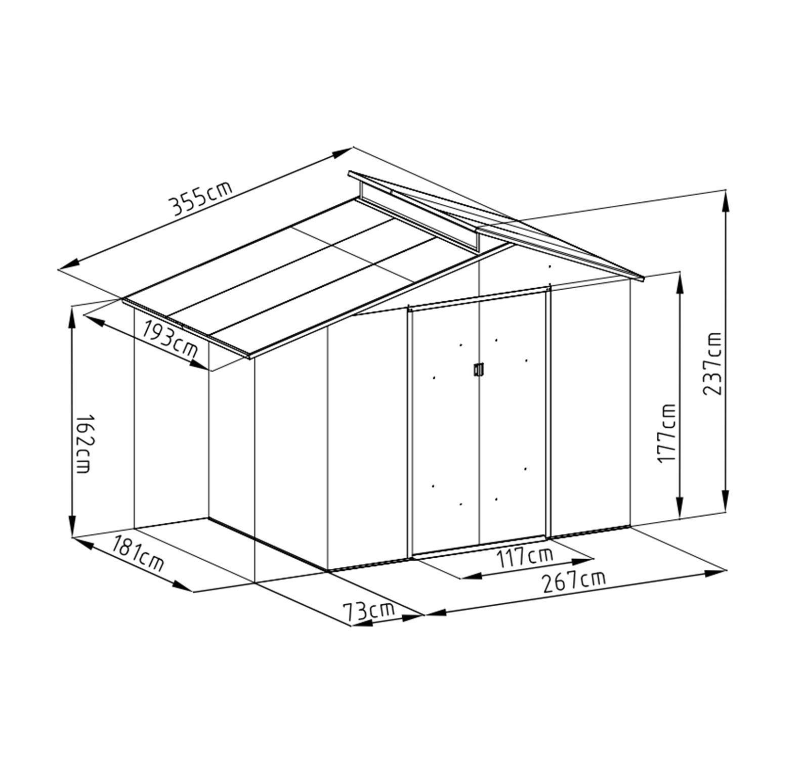 Bodega Deluxe 2 en 1 de 6,85 m2-2