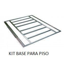 Bodega de Jardín Gris 10,85m2 340×319 + Kit de Base para Piso-4