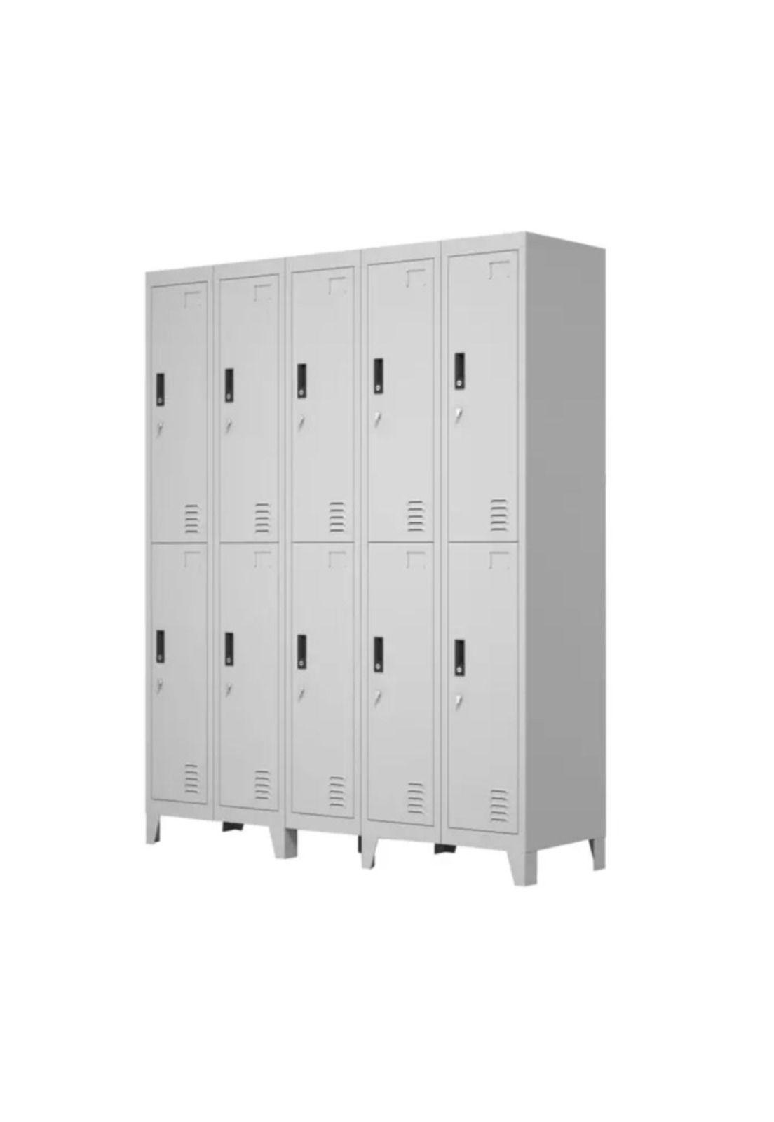 Locker 5 Cuerpos 10 Casilleros 180x150x45cm-2