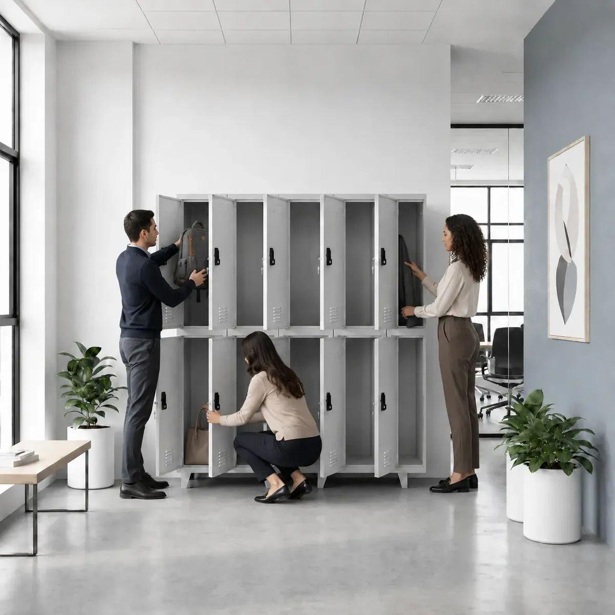 Locker 5 Cuerpos 10 Casilleros 180x150x45cm-1