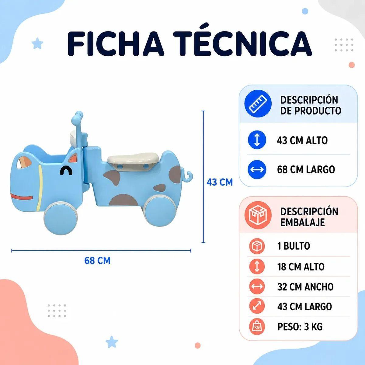 Moto Infantil Azul-4