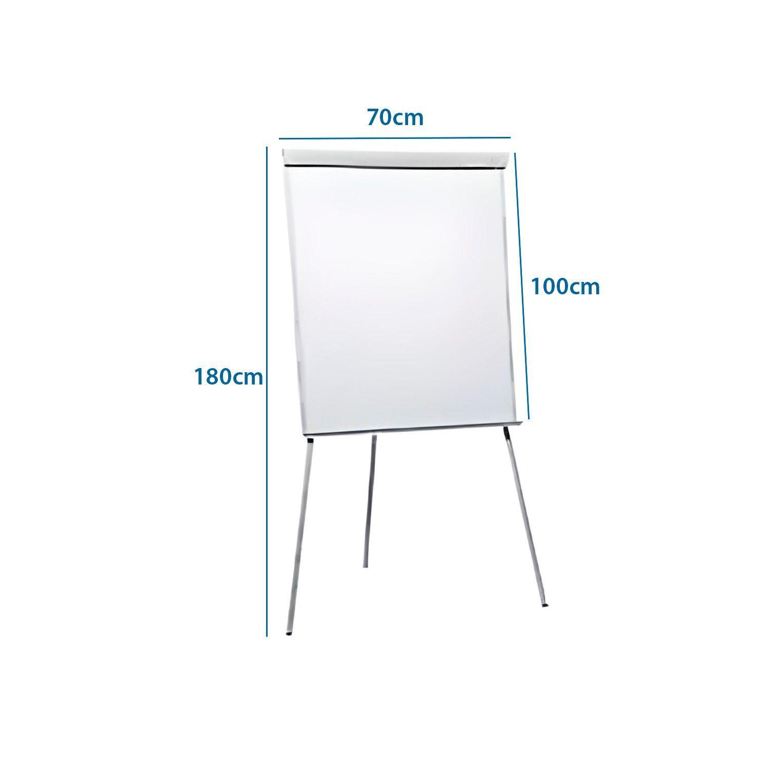 PIZARRA MAGNÉTICA ATRIL CON PAPELOGRAFO BLANCO 70X100CM-1