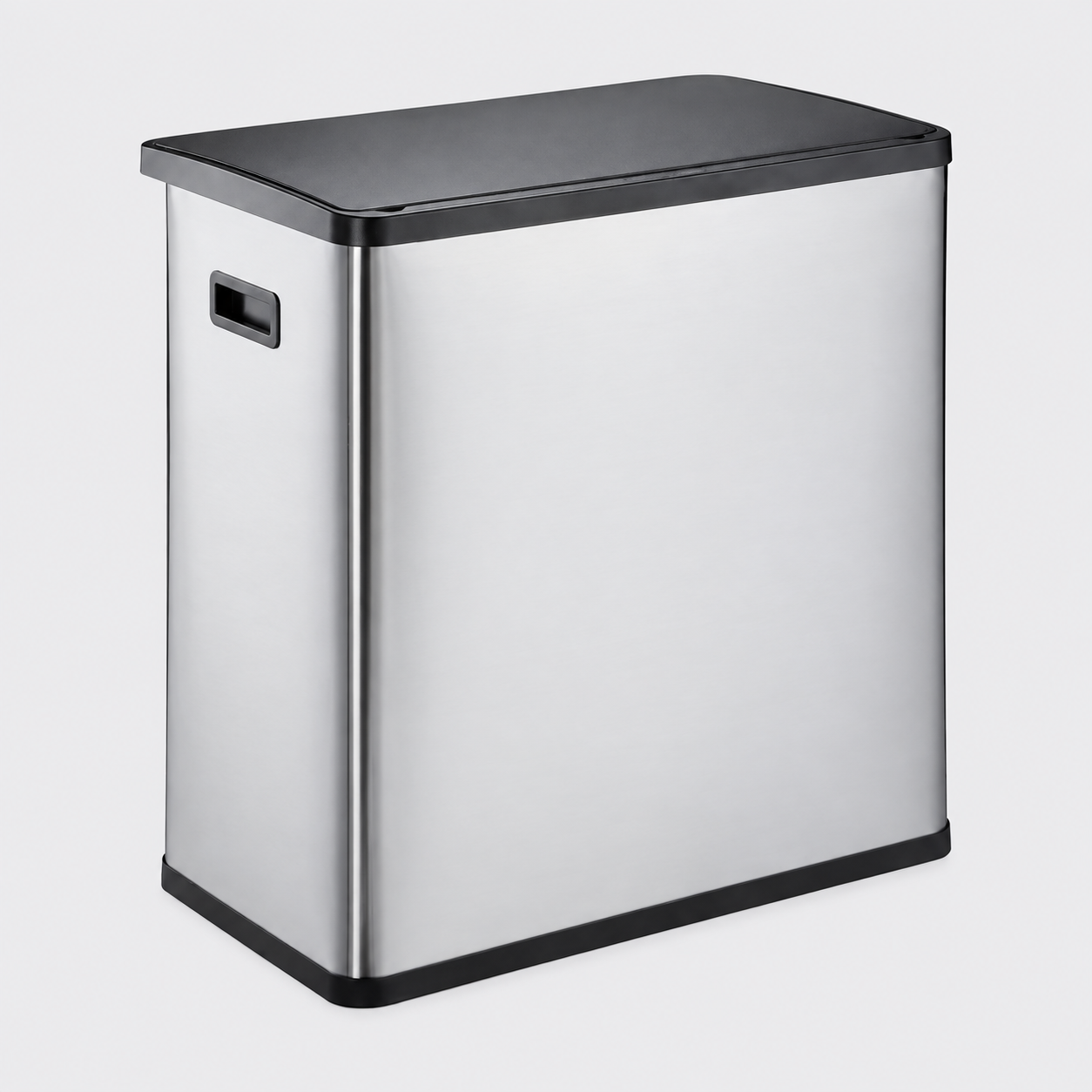 Basurero Metalico Acero Inoxidable 60L Con Sensor-1